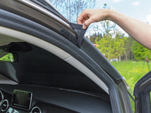 Load image into Gallery viewer, ISOLITE Outdoor fits exactly and is simply placed onto the windscreen and on the insided fixed to the A-pillar with hook-and-loop fastener.